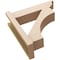 Ekena Millwork 8-in W x 48-in D x 48-in H Westlake Trad Rough Cedar Woodgrain TimberThane Outlooker, Primed Tan OUTUR080X48X48WTL04RCPR - alternate 5